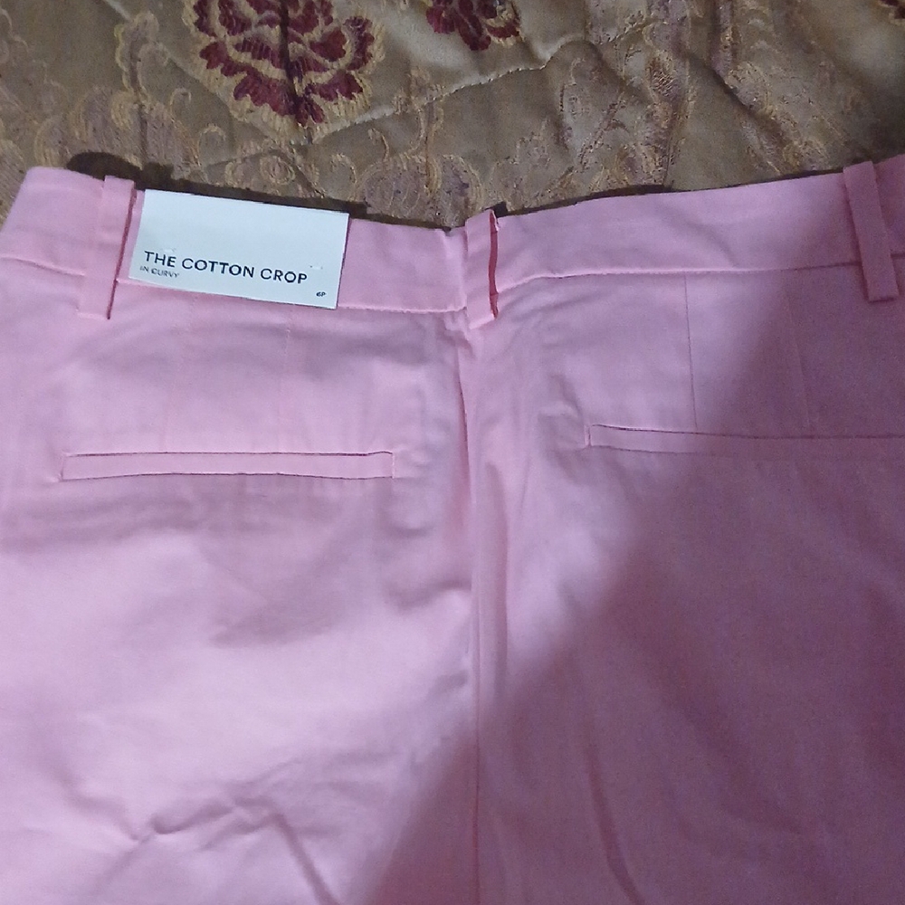Ann Taylor Pink Cropped Pants